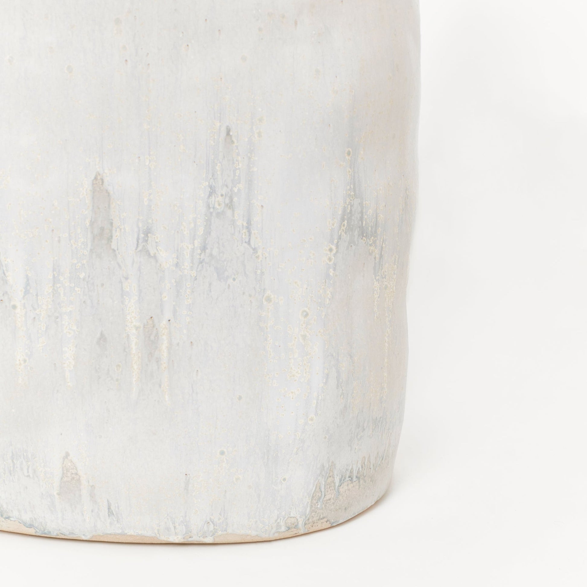 Small Ceramic Side Table in Roquefort End Tables