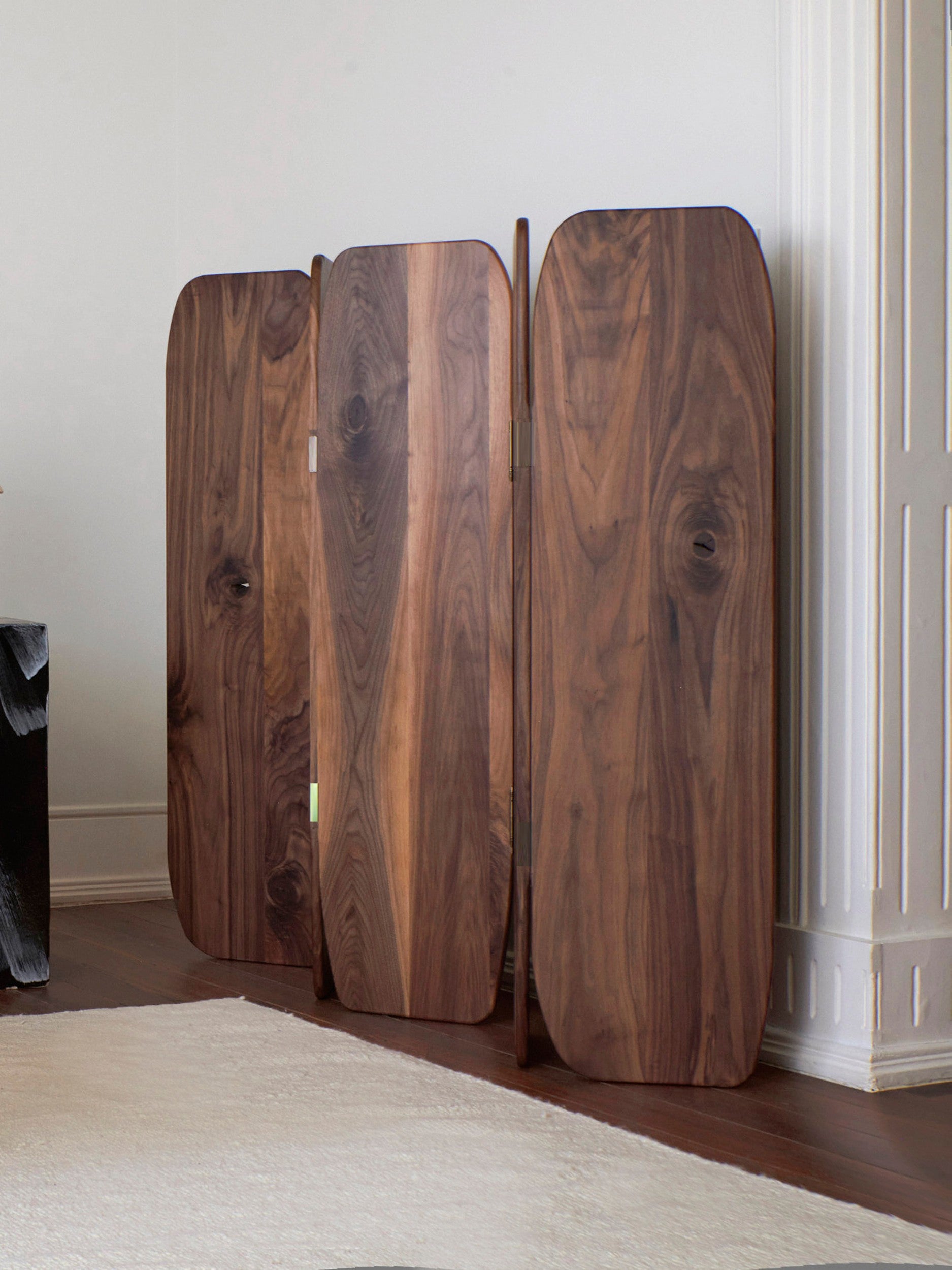 Small Madeira Room Divider in Walnut Room Dividers