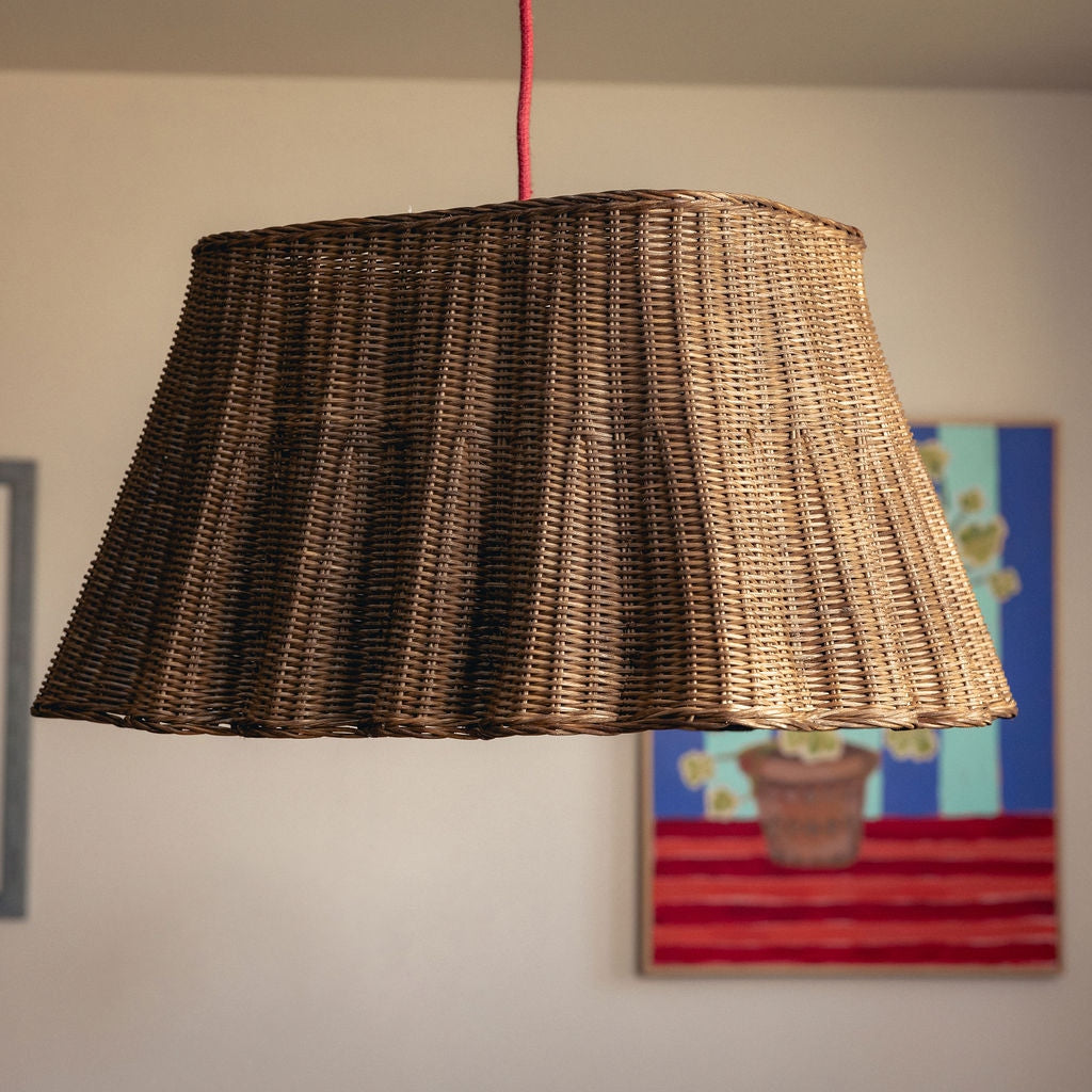 Matilda Rattan Pendant Shade - Small Lamp Shades