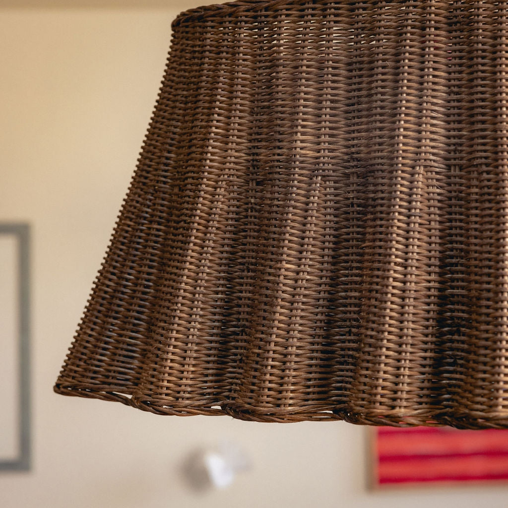 Matilda Rattan Pendant Shade - Small Lamp Shades