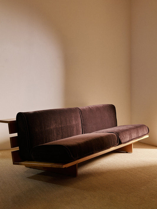 Sofa in Oak by Osvaldo Borsani, Italy, Circa 1960 Sofas