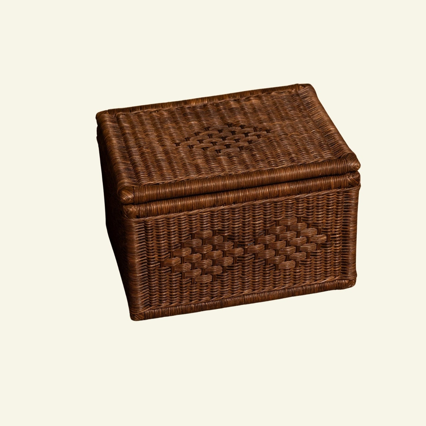 Sofie Rattan Storage Box, Large, Boxes – Claude Home