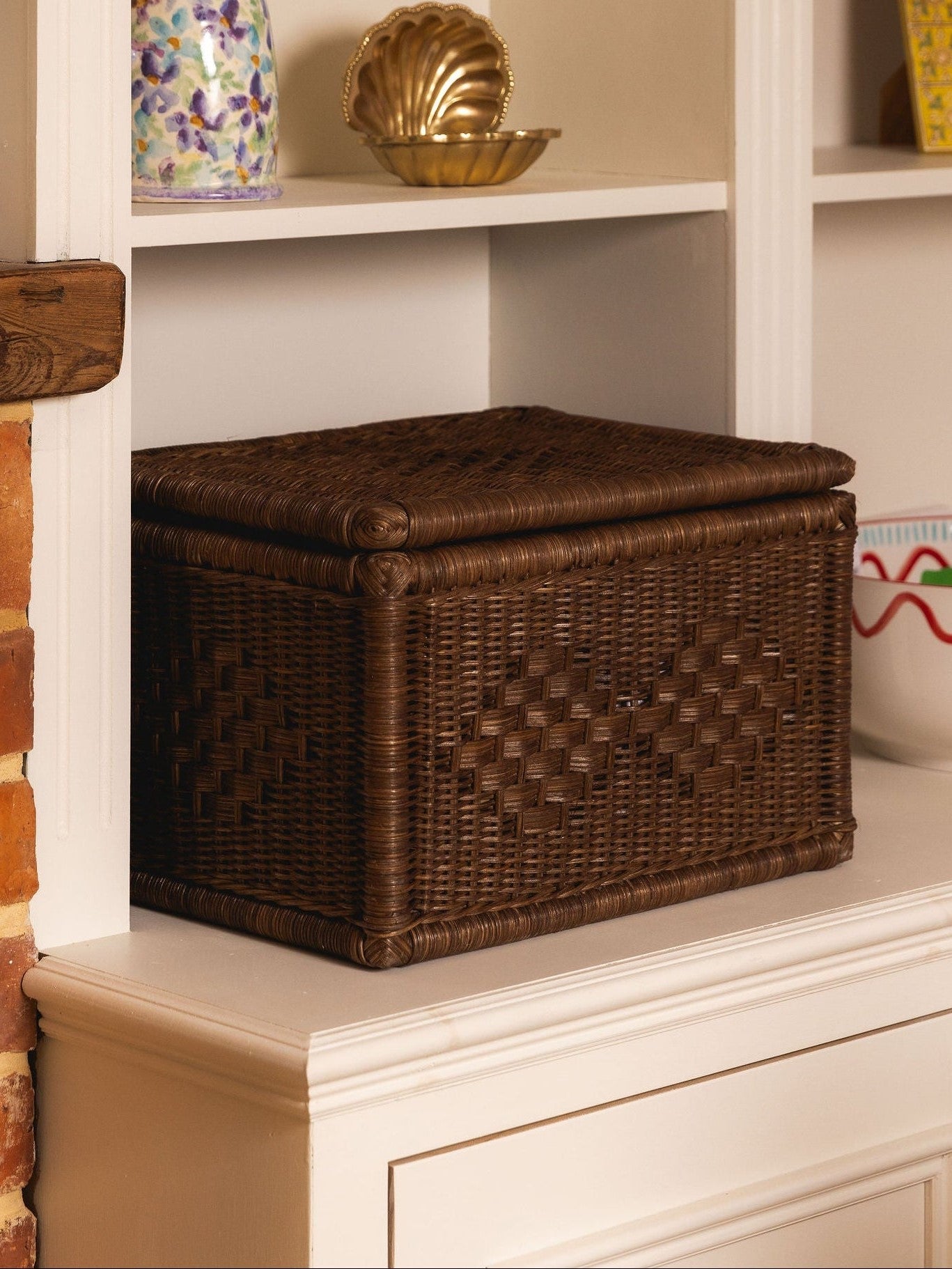 28 Inch Rattan Storage Box Sofie Rattan Storage Box, Large, Boxes – Claude Home