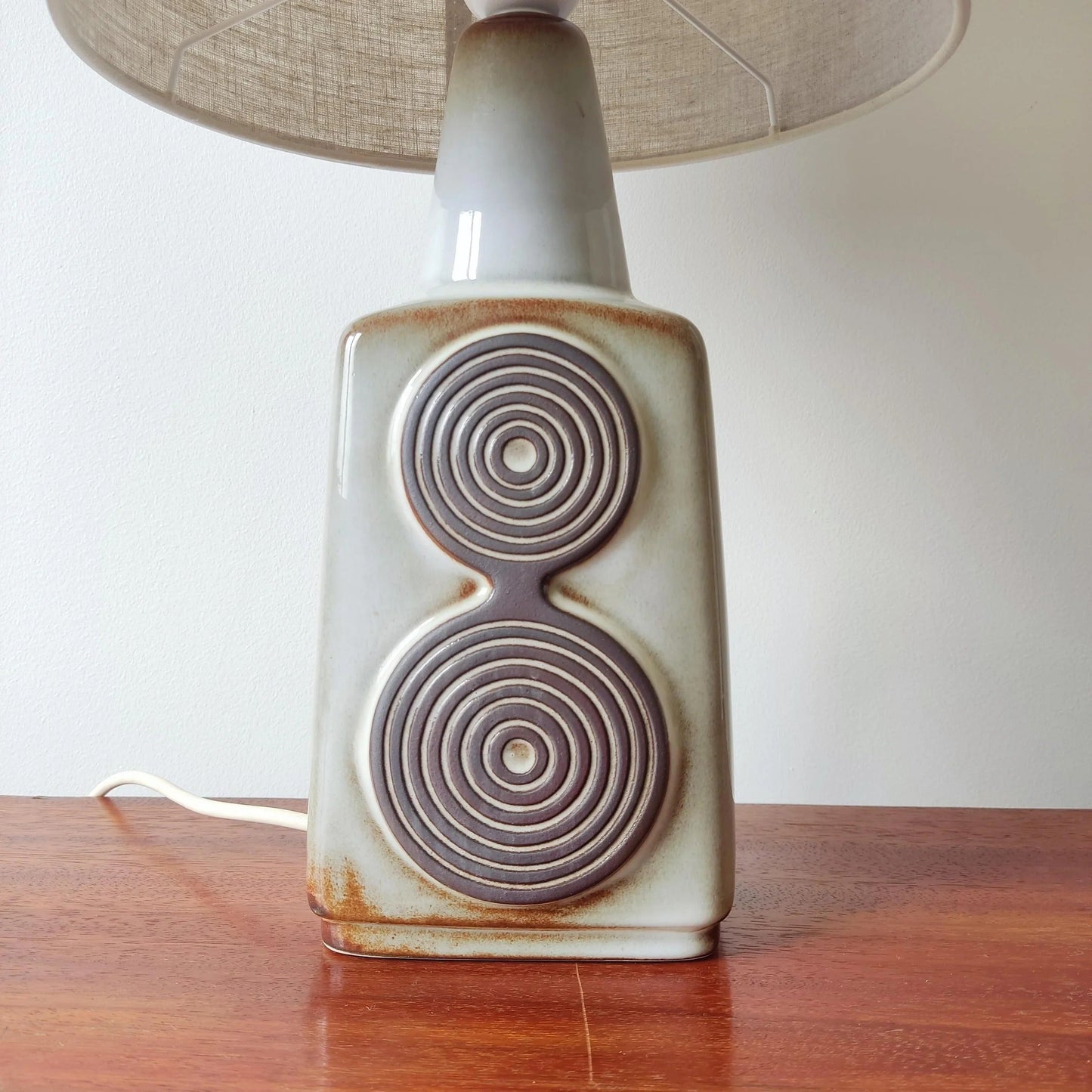 Pair of Soholm Stentoj Ceramic Lamps - Denmark 1960s Table Lamps