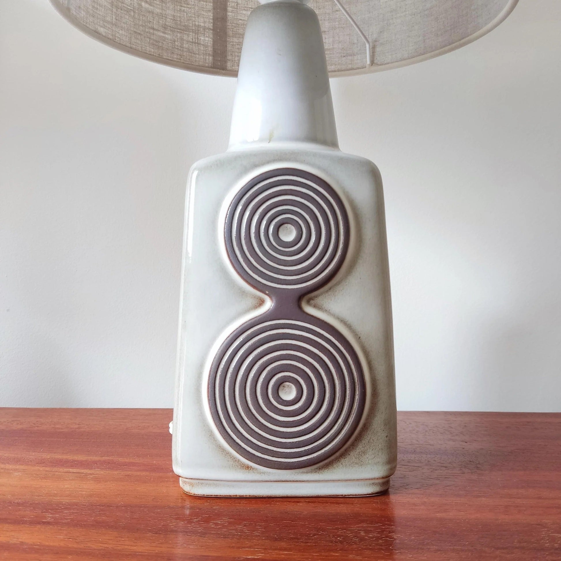 Pair of Soholm Stentoj Ceramic Lamps - Denmark 1960s Table Lamps