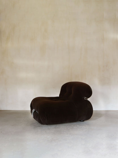 Soriana 4-Piece Set by Afra E Tobia Scarpa for Cassina, Ca. 1970 Sofas