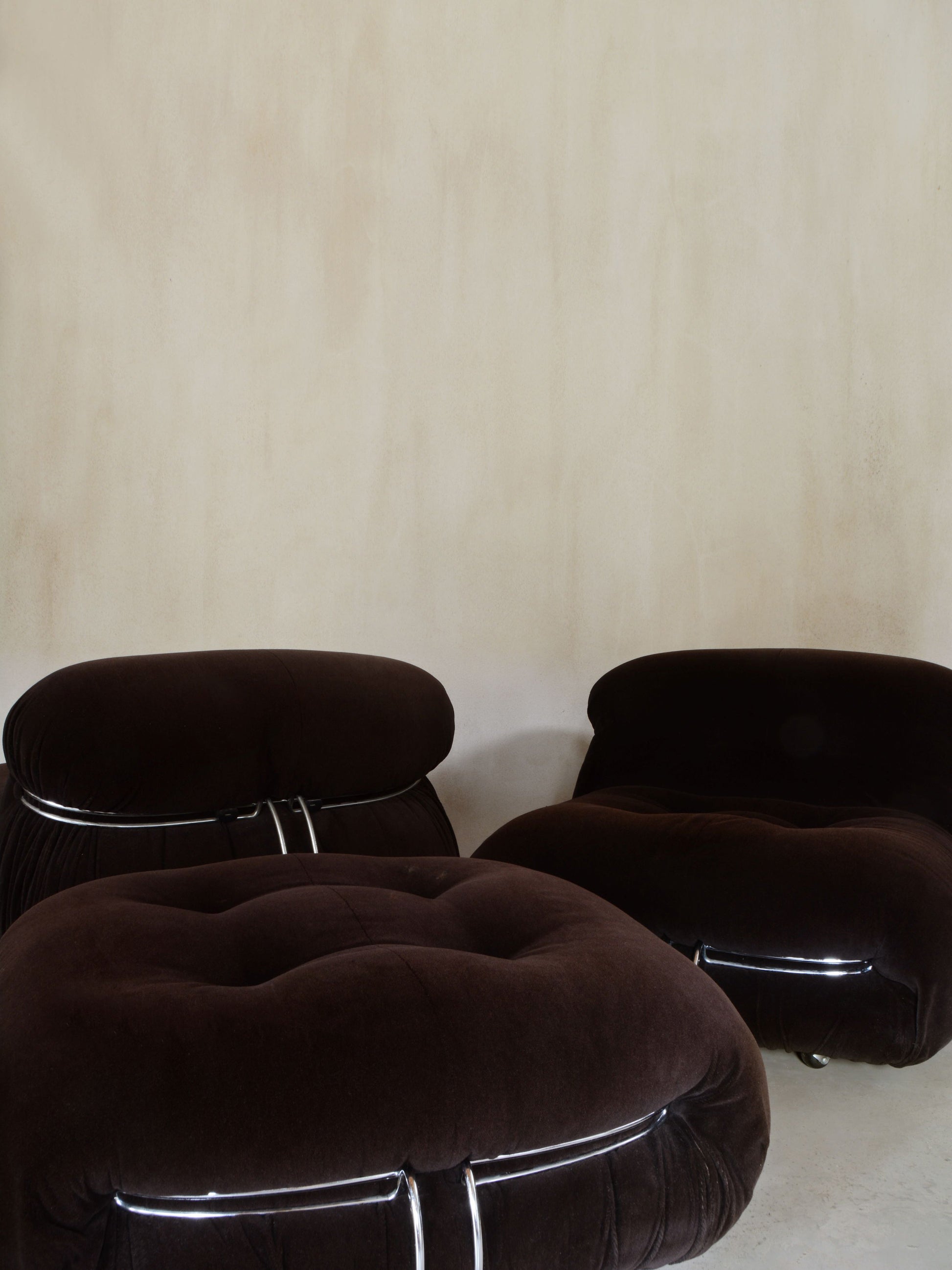Soriana 4-Piece Set by Afra E Tobia Scarpa for Cassina, Ca. 1970 Sofas