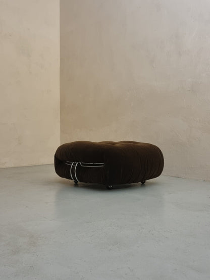 Soriana Pouf Designed by Afra E Tobia Scarpa for Cassina, 1969 Ottomans