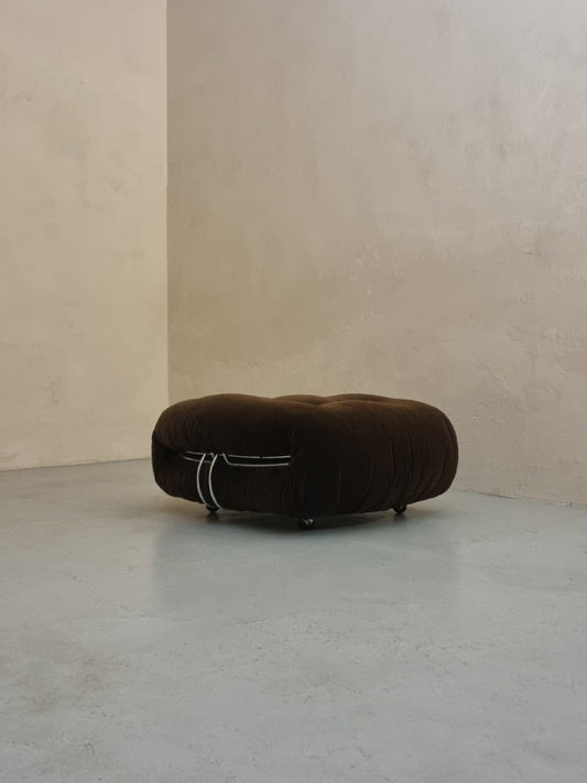 Soriana Pouf Designed by Afra E Tobia Scarpa for Cassina, 1969 Ottomans