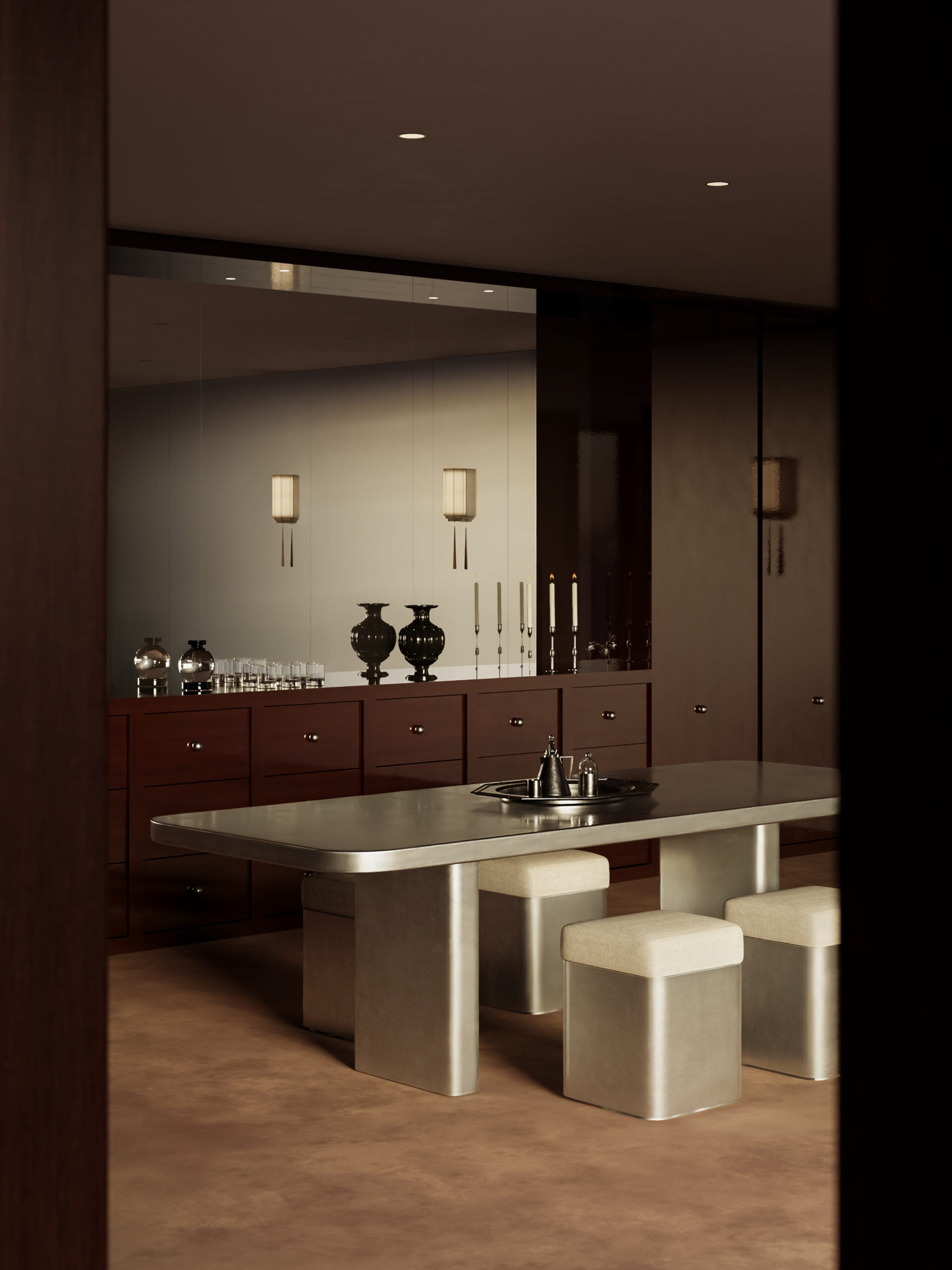 Stainless Steel Table 260 Dining Tables