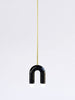 TRN Model A1 Ceramic Pendant Light - Gold Finish Pendant Lights