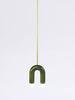 TRN Model A1 Ceramic Pendant Light - Gold Finish Pendant Lights