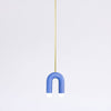 TRN Model A1 Ceramic Pendant Light - Gold Finish Pendant Lights