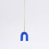 TRN Model A1 Ceramic Pendant Light - Gold Finish Pendant Lights