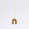 TRN Model A1 Ceramic Pendant Light - Gold Finish Pendant Lights
