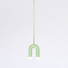 TRN Model A1 Ceramic Pendant Light - Gold Finish Pendant Lights