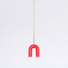 TRN Model A1 Ceramic Pendant Light - Gold Finish Pendant Lights