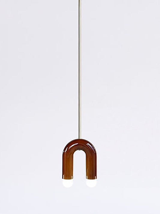 TRN Model A1 Ceramic Pendant Light - Silver Finish Pendant Lights