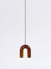 TRN Model A1 Ceramic Pendant Light - Silver Finish Pendant Lights