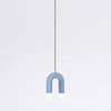 TRN Model A1 Ceramic Pendant Light - Silver Finish Pendant Lights