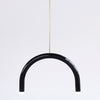 TRN Model B4 Ceramic Pendant Light - Gold Finish Pendant Lights