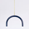 TRN Model B4 Ceramic Pendant Light - Gold Finish Pendant Lights