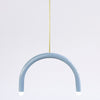 TRN Model B4 Ceramic Pendant Light - Gold Finish Pendant Lights