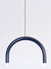 TRN Model B4 Ceramic Pendant Light - Silver Finish Pendant Lights