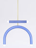 TRN Model E1 Ceramic Pendant Light - Gold Finish Pendant Lights
