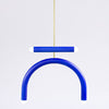 TRN Model E1 Ceramic Pendant Light - Gold Finish Pendant Lights