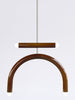 TRN Model E1 Ceramic Pendant Light - Silver Finish Pendant Lights