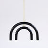 TRN Model E3 Ceramic Pendant Light - Gold Finish Pendant Lights