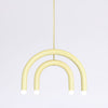 TRN Model E3 Ceramic Pendant Light - Gold Finish Pendant Lights