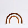 TRN Model E3 Ceramic Pendant Light - Silver Finish Pendant Lights
