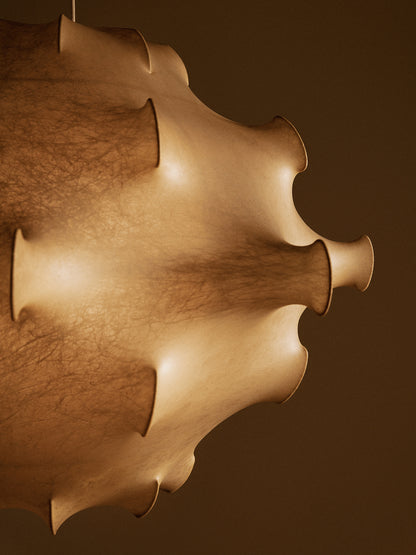 Achille & Pier Castiglioni Circa 1970 Taraxacum Ceiling Lamp, Small Model, Resin and Steel Wire Pendant Lights