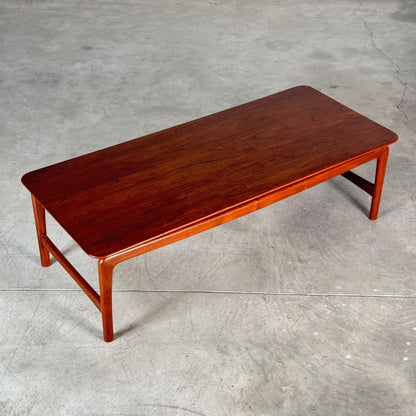 Teak Coffee Table FD 15/54 by Peter Hvidt & Orla Molgaard-Nielsen, 1950s, Signed Coffee Tables