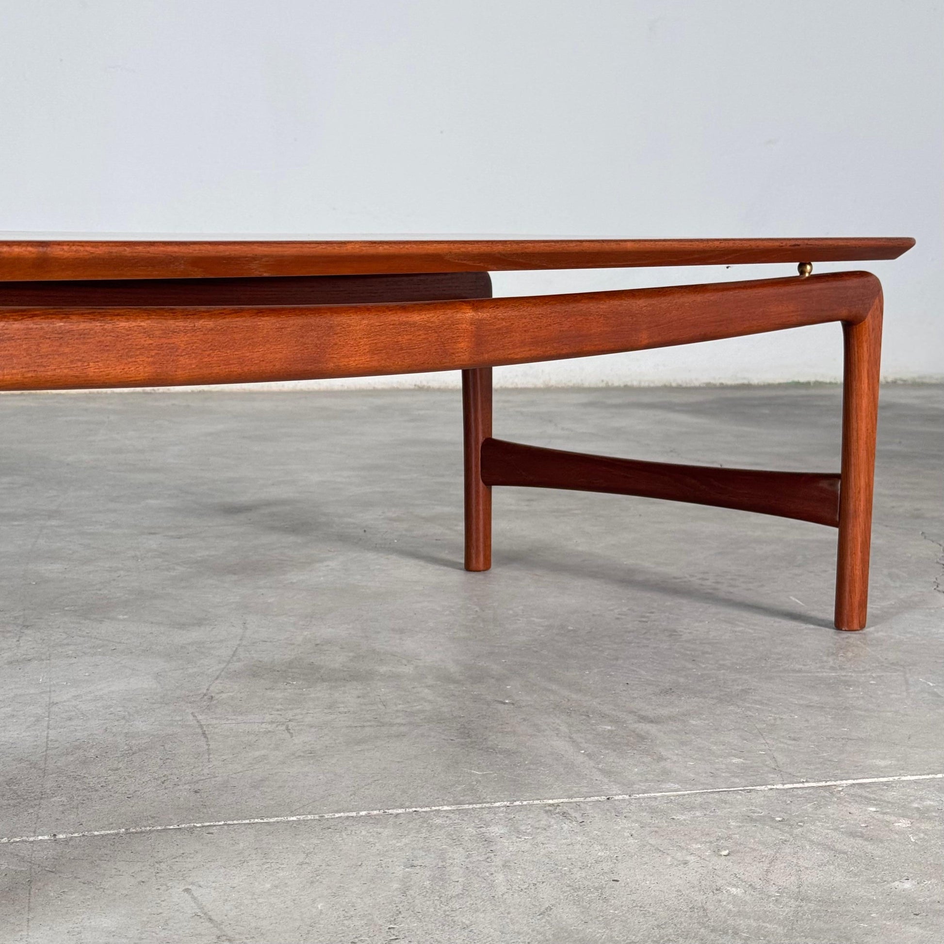 Teak Coffee Table FD 15/54 by Peter Hvidt & Orla Molgaard-Nielsen, 1950s, Signed Coffee Tables