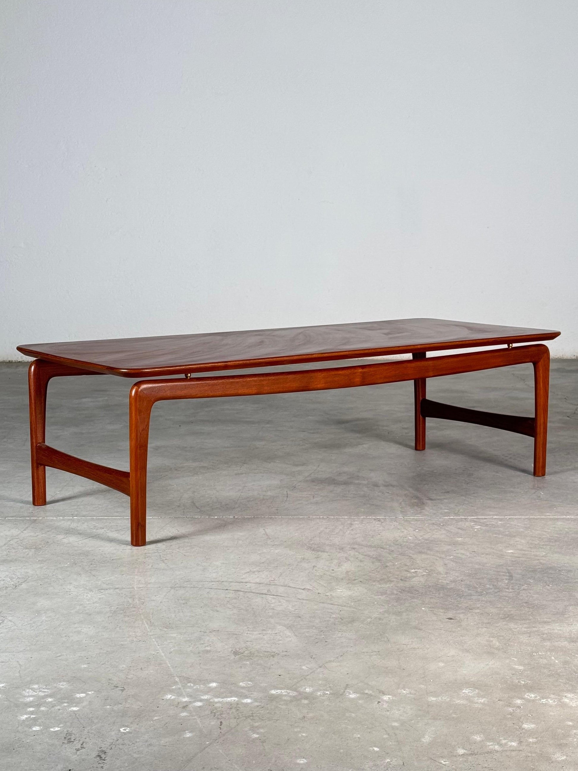 Teak Coffee Table FD 15/54 by Peter Hvidt & Orla Molgaard-Nielsen, 1950s, Signed Coffee Tables