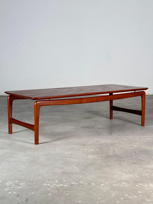 Teak Coffee Table FD 15/54 by Peter Hvidt & Orla Molgaard-Nielsen, 1950s, Signed Coffee Tables