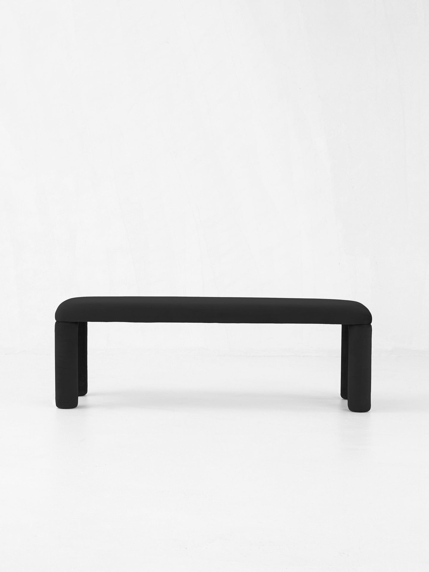 Temi Bench in Black by Sun at Six Benches