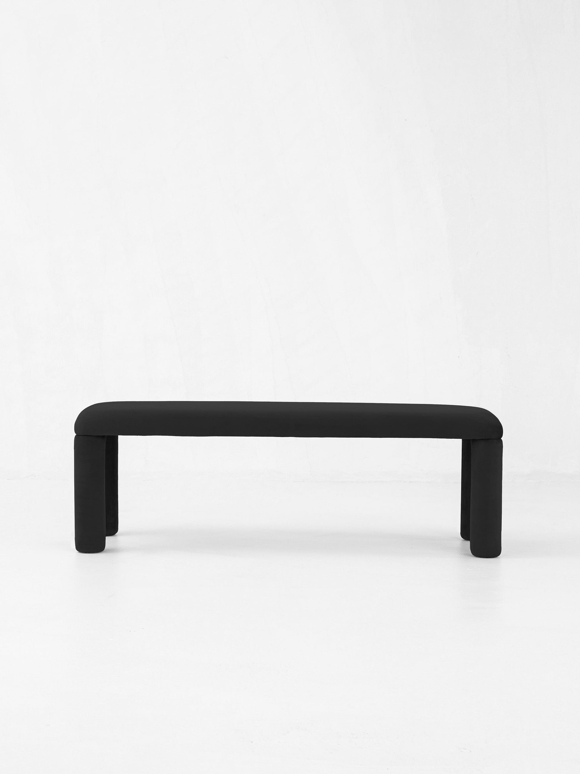 Temi Bench in Black by Sun at Six Benches