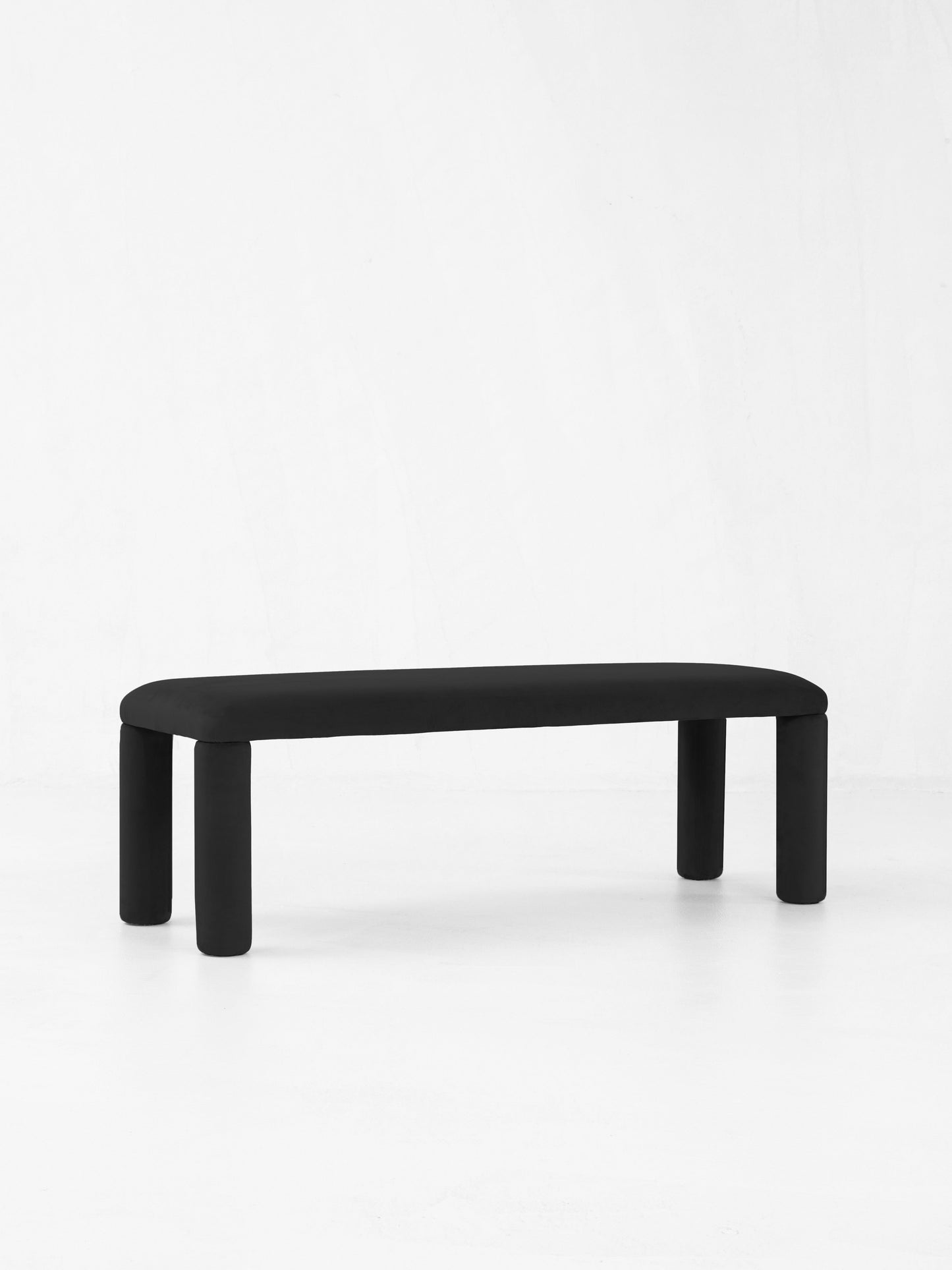 Temi Bench in Black by Sun at Six Benches