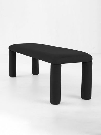 Temi Bench in Black by Sun at Six Benches