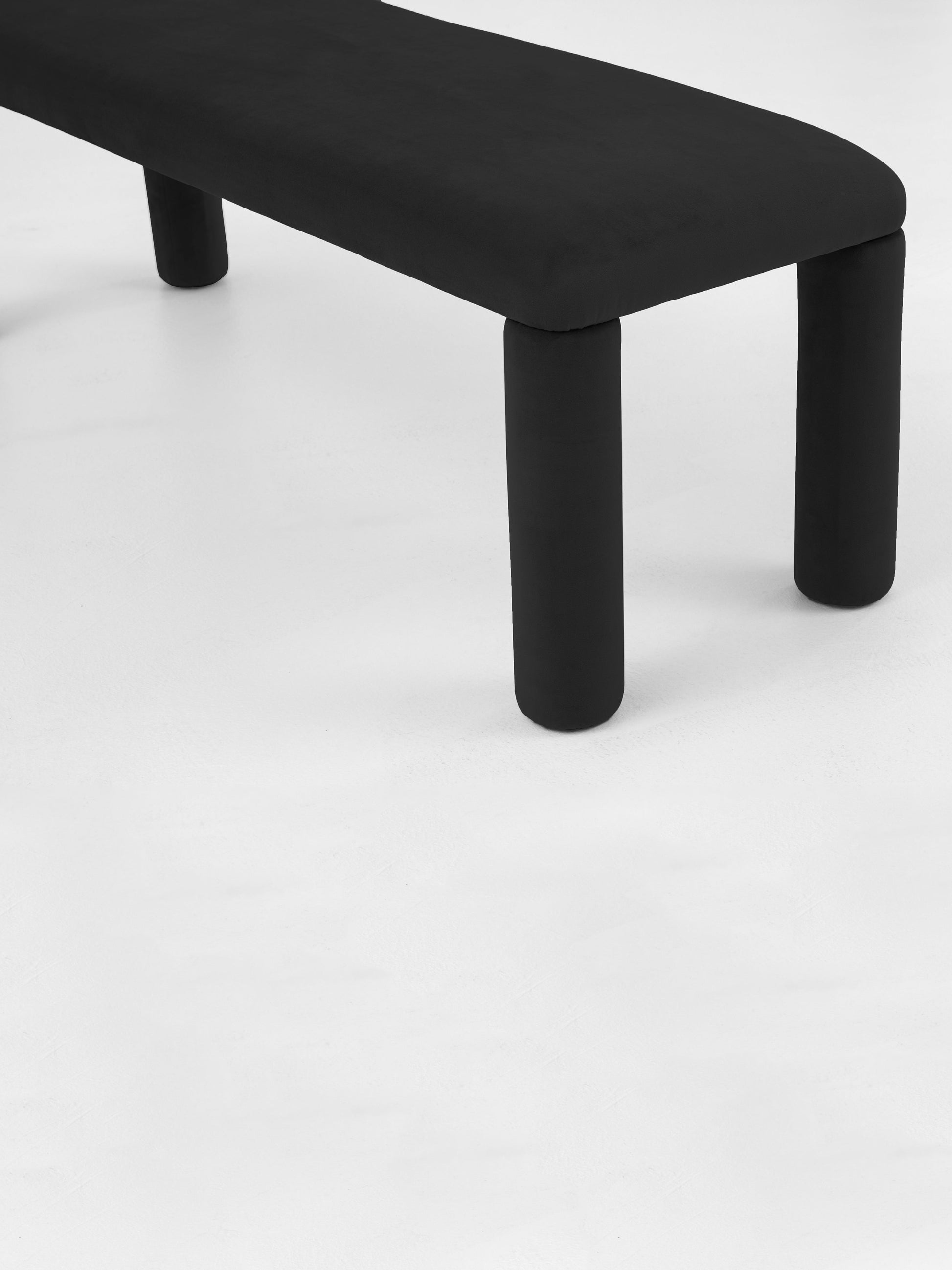 Temi Bench in Black by Sun at Six Benches