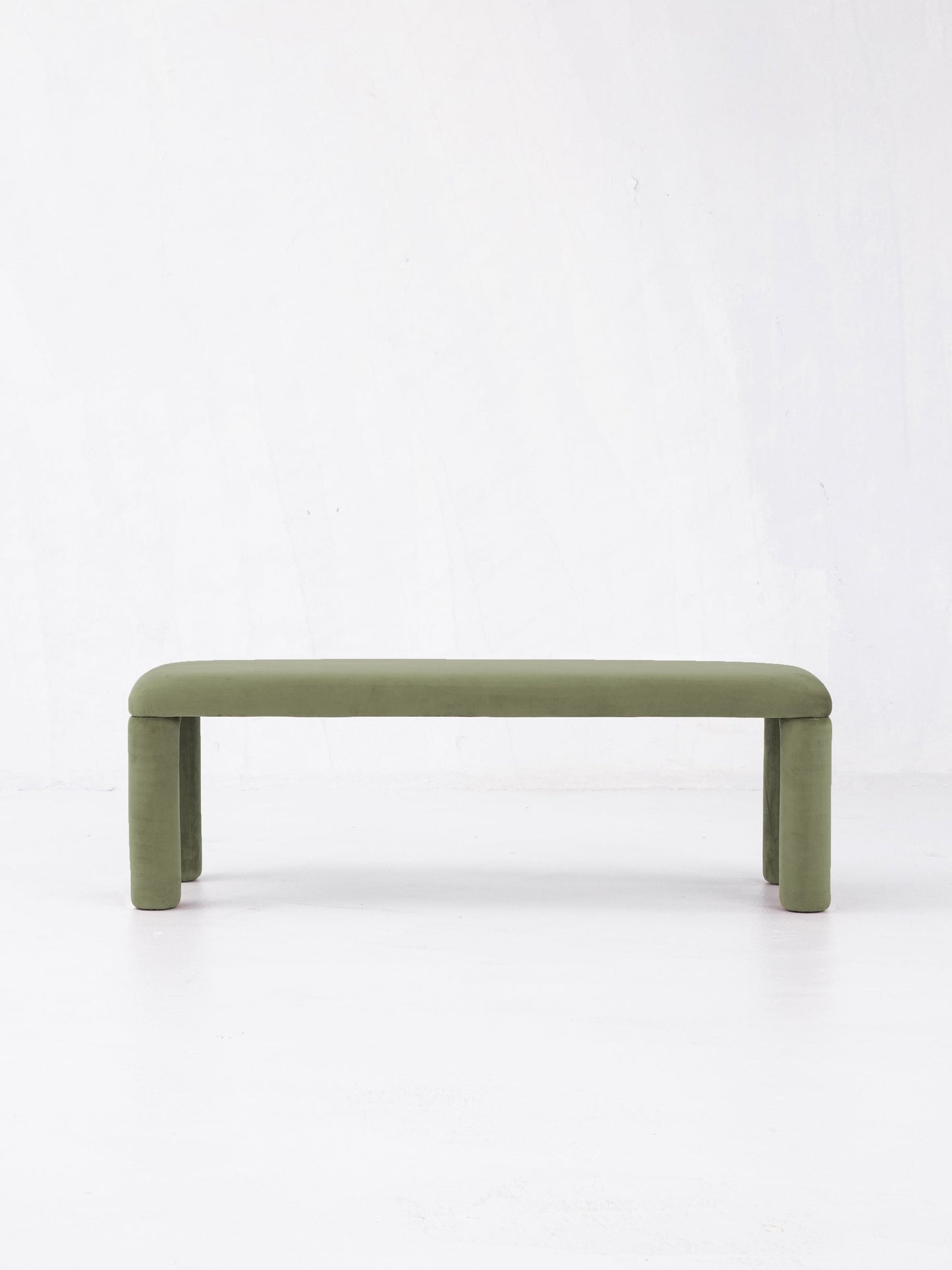 Temi Bench in Forest by Sun at Six Benches