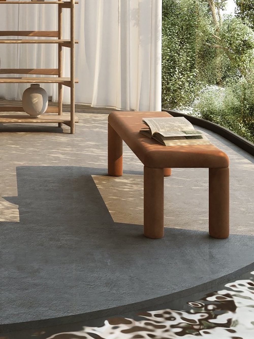 Temi Bench by Sun at Six Benches