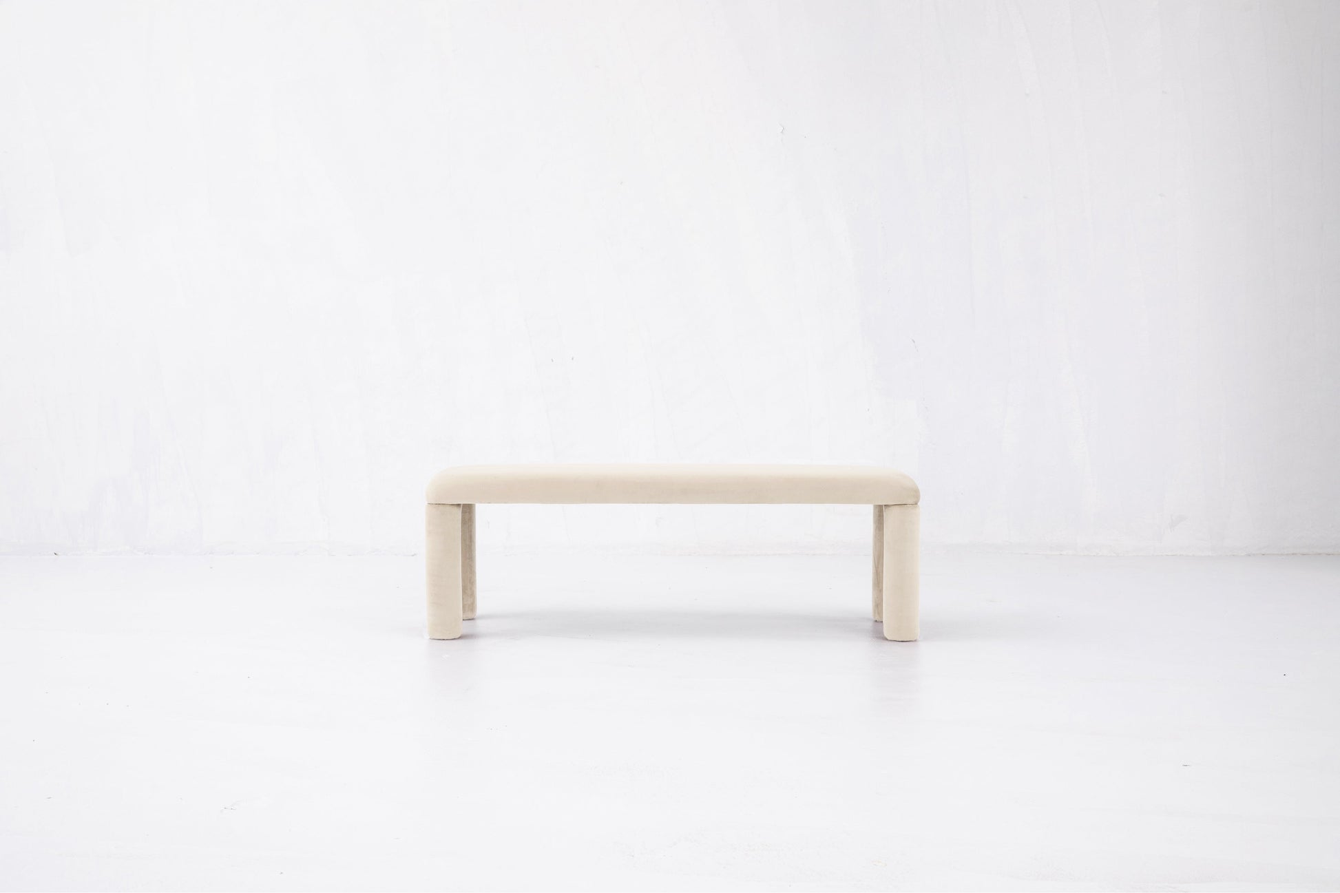 Temi Bench in Cream by Sun at Six Benches