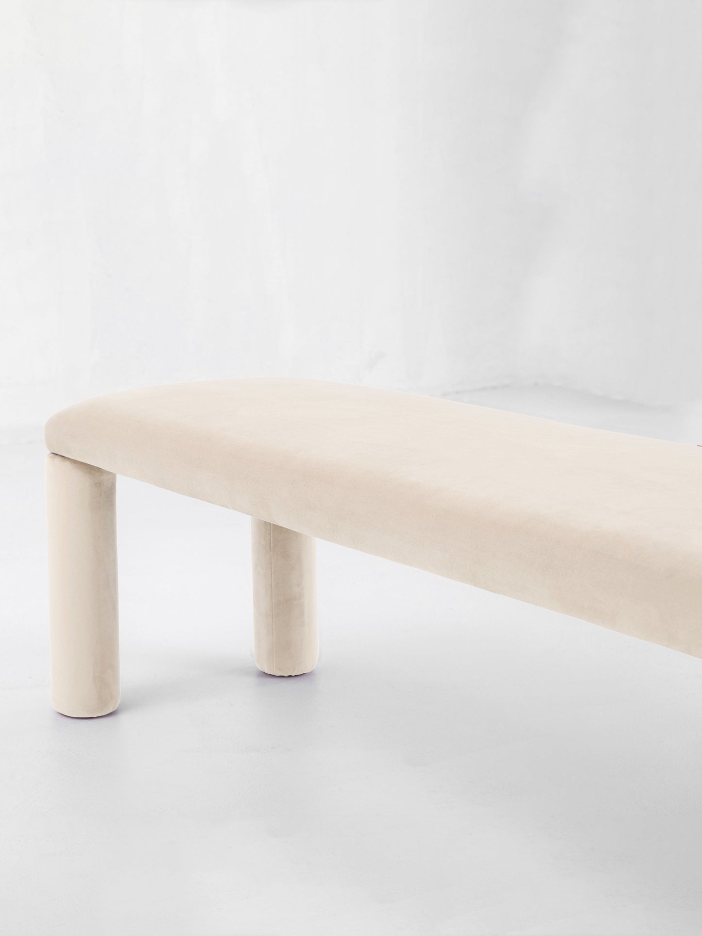 Temi Bench in Cream by Sun at Six Benches