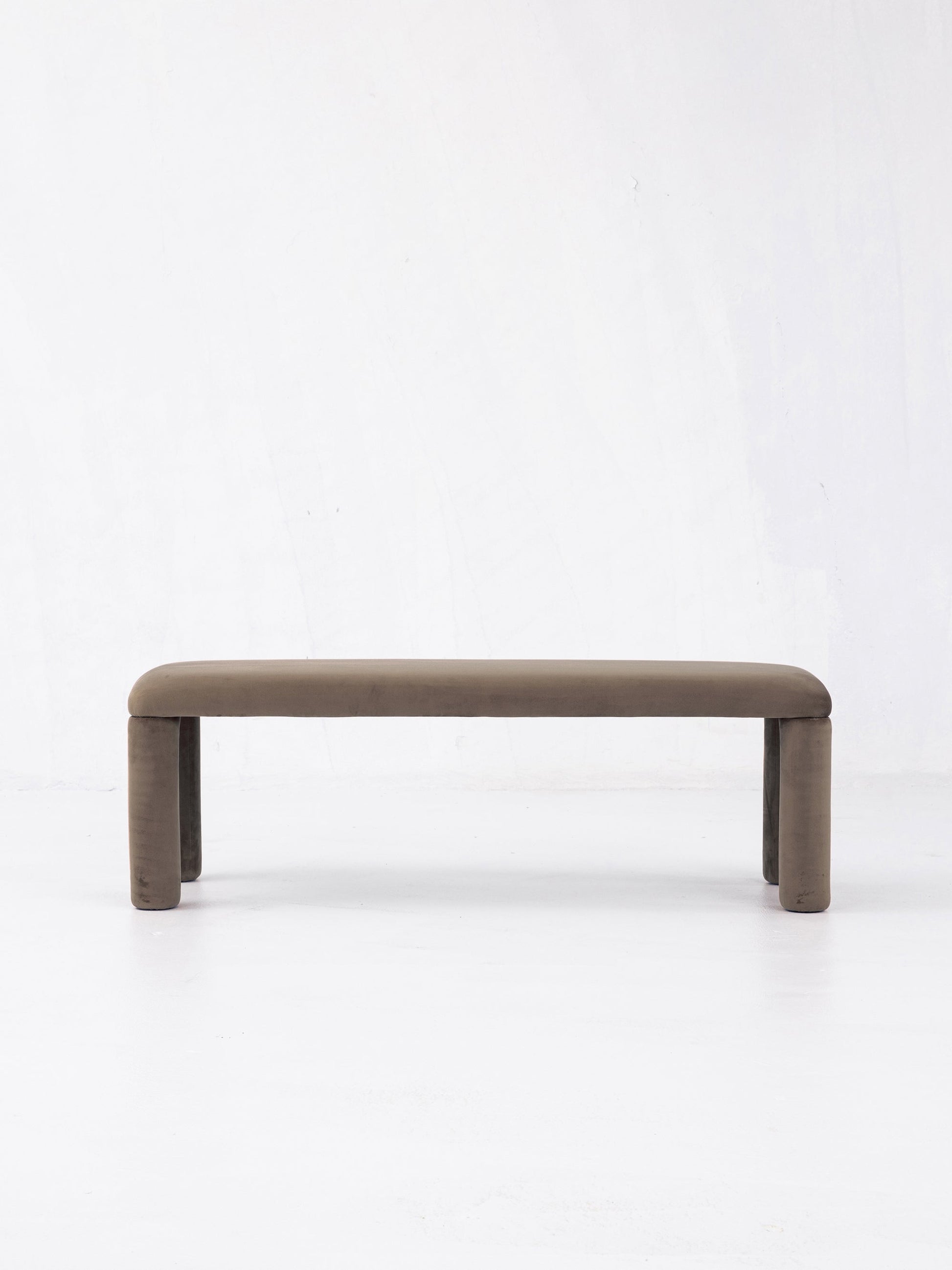 Temi Bench in Taupe by Sun at Six Benches