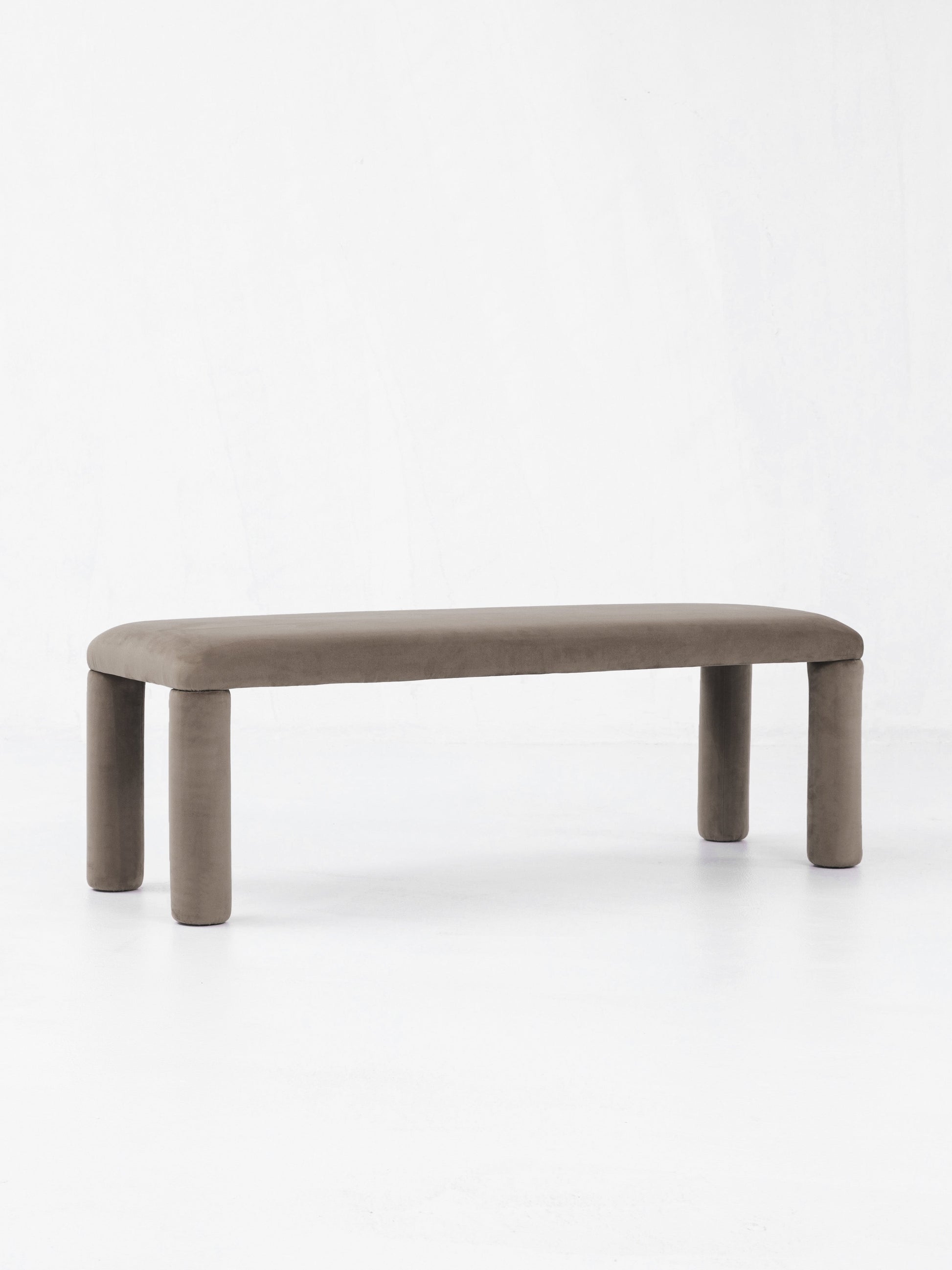 Temi Bench in Taupe by Sun at Six Benches